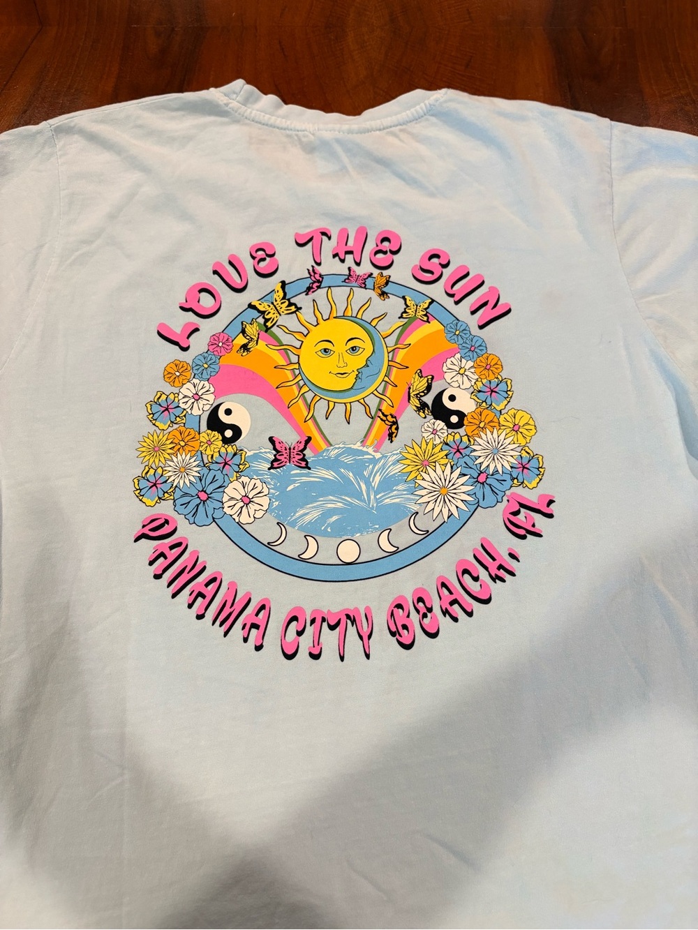 Love The Sun' Graphic Tee, Panama City Beach, size medium